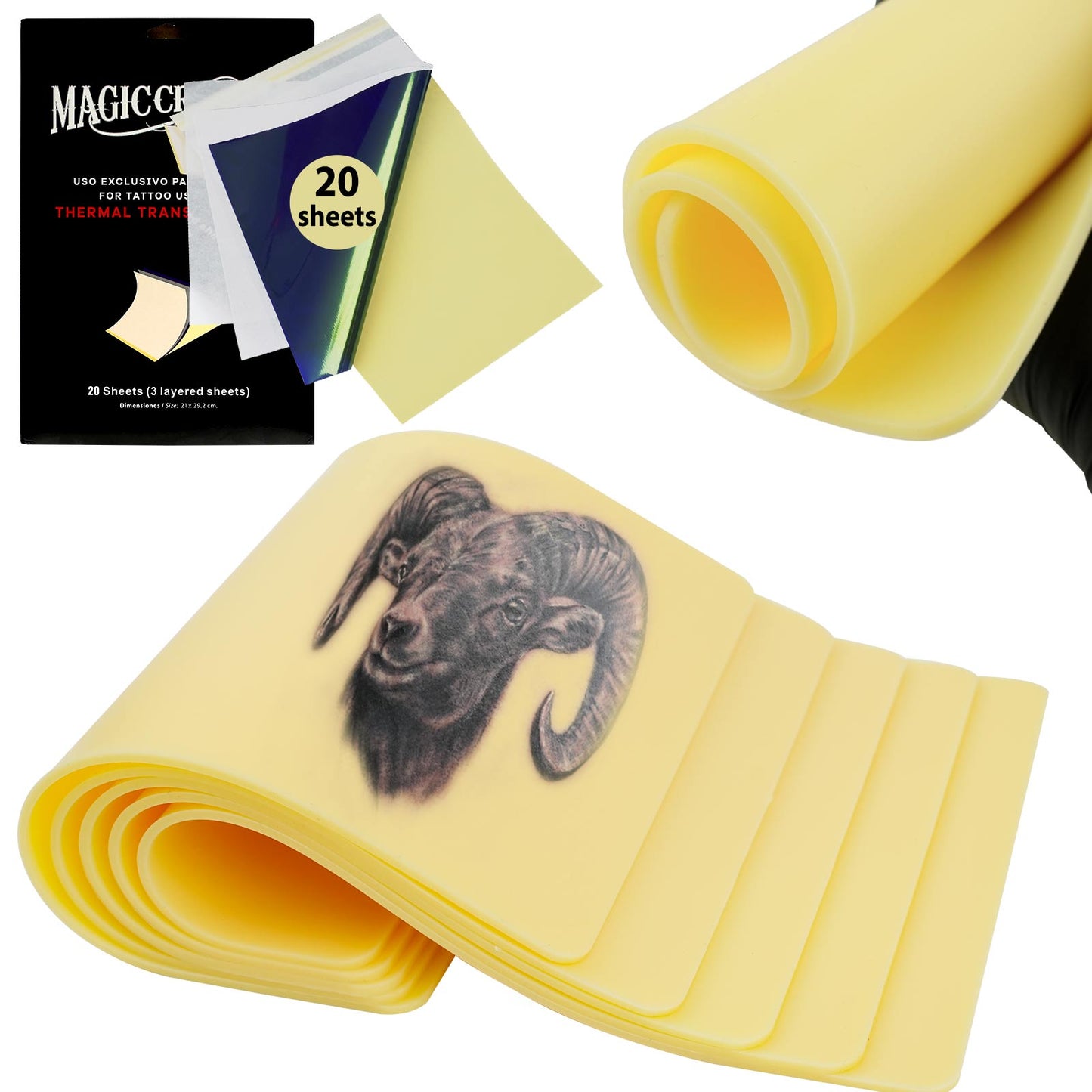 Tattoo Fake Skin 3mm Thick for Practice