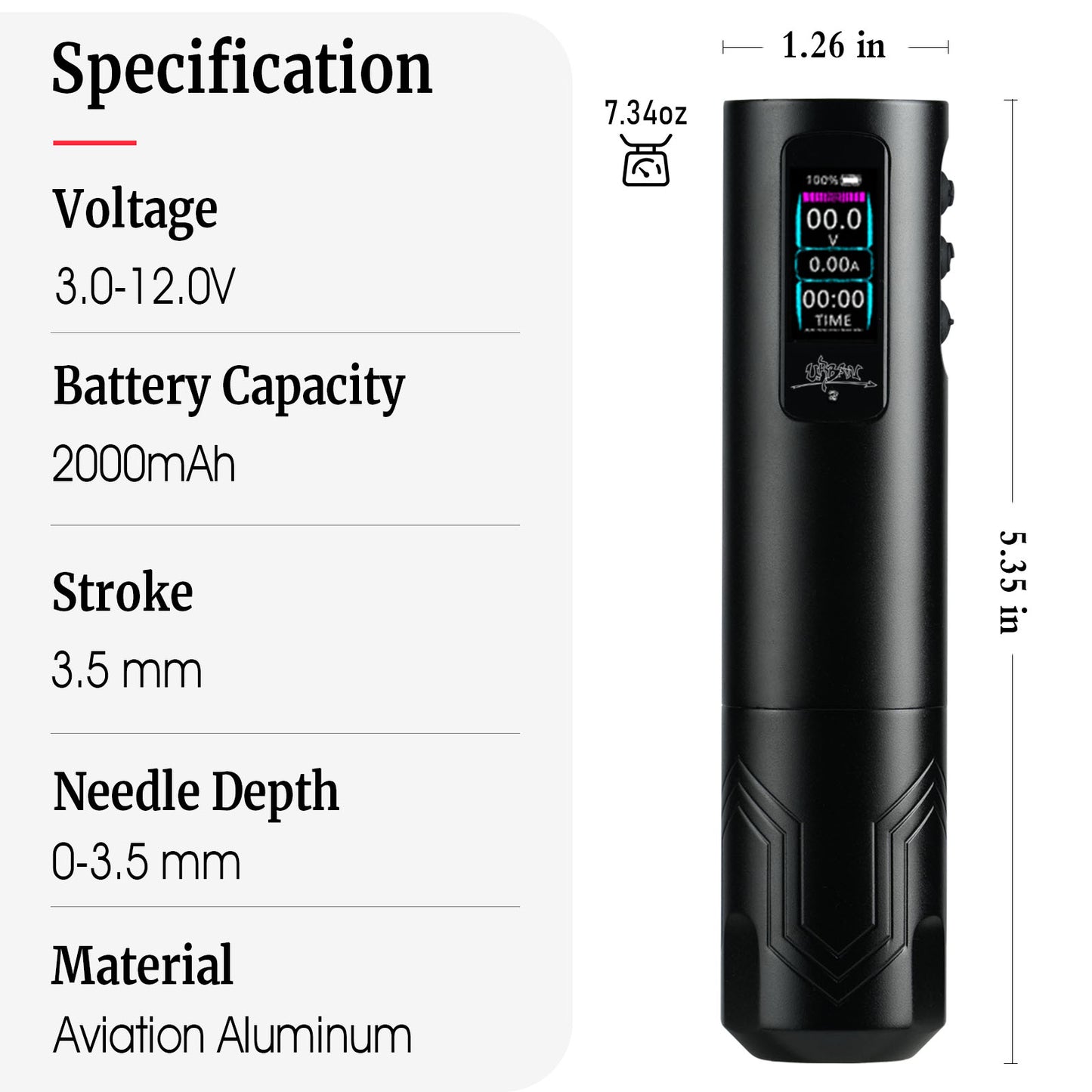 Dragoart Urban II Tattoo Beginner Wireless Tattoo Kit