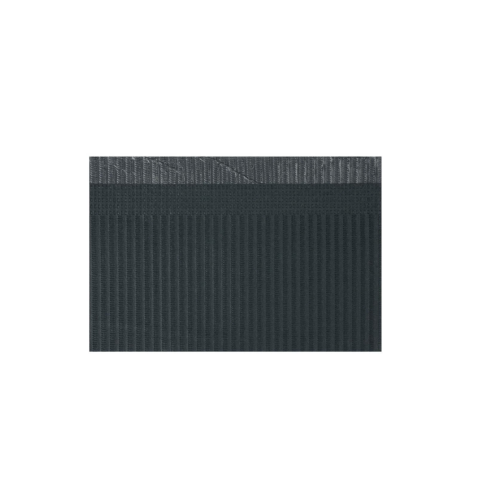 Black disposable tattoo workstation bib with absorbent paper top and waterproof plastic backing, included with the Dragoart Archer II kit