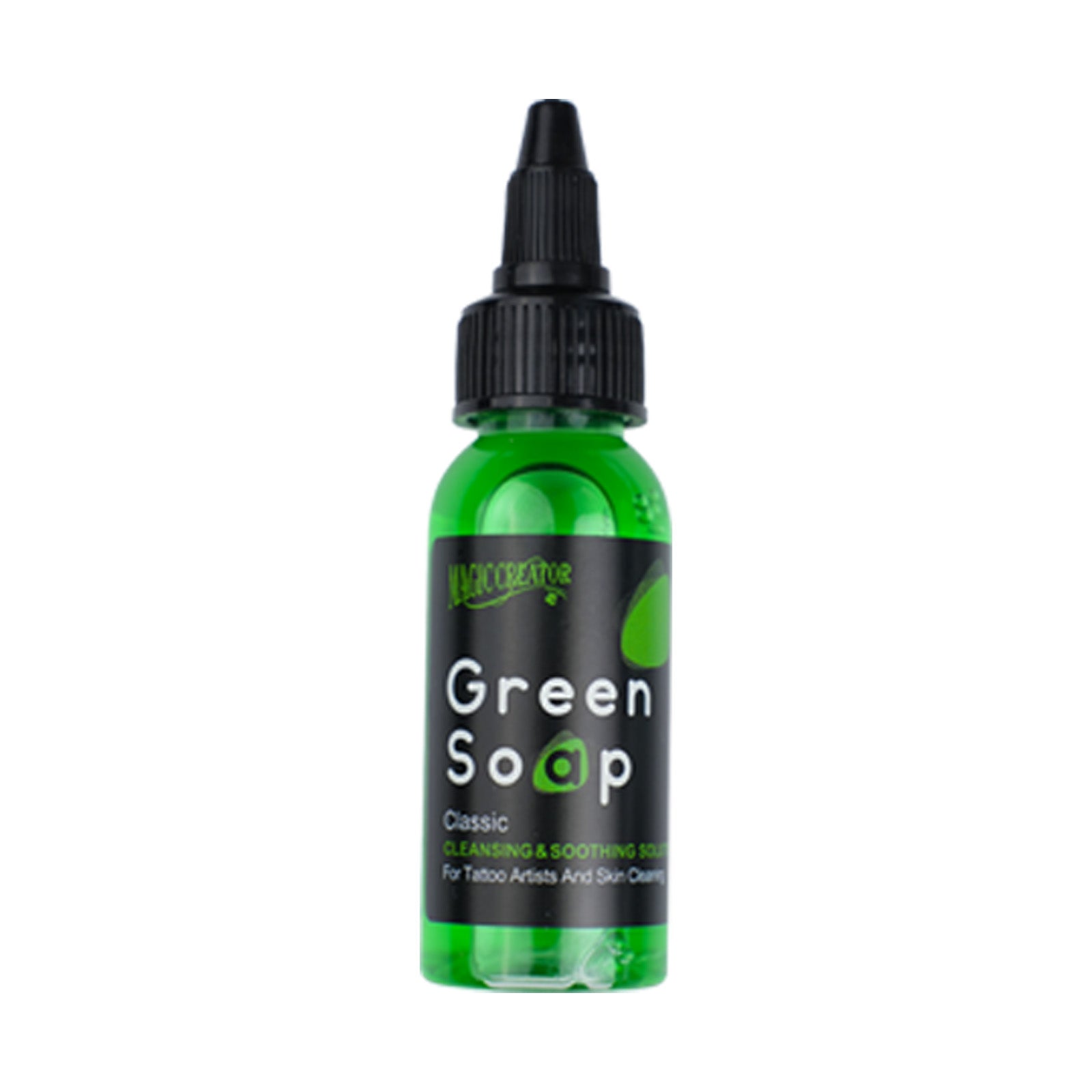 Magic Creator Classic Green Soap, 1 oz Green soap for tattoo artists, included with the Dragoart Archer II kit