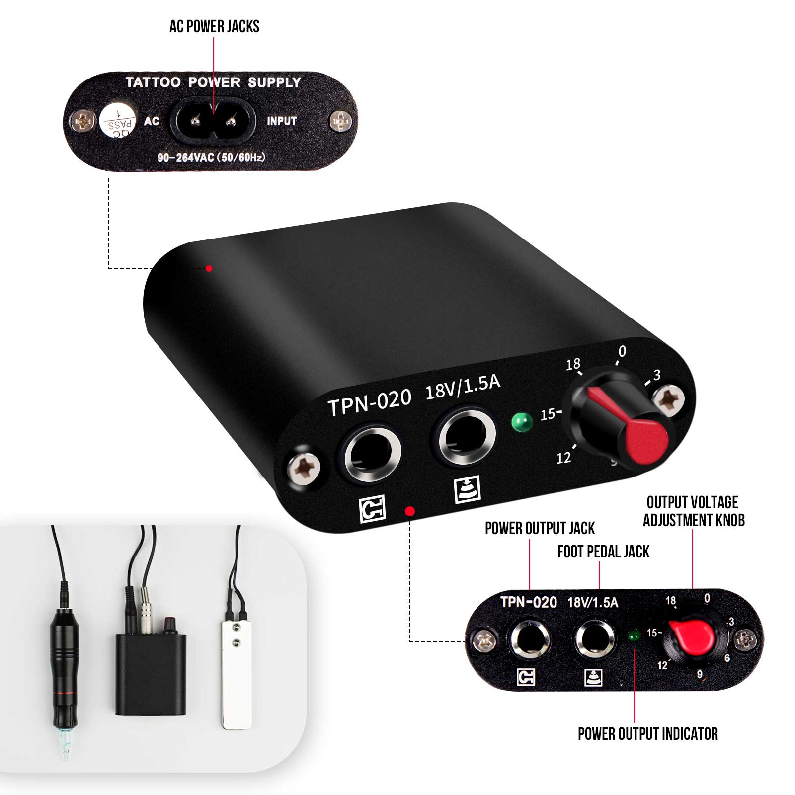 Dragoart RB01 Beginner Tattoo Pen Kit