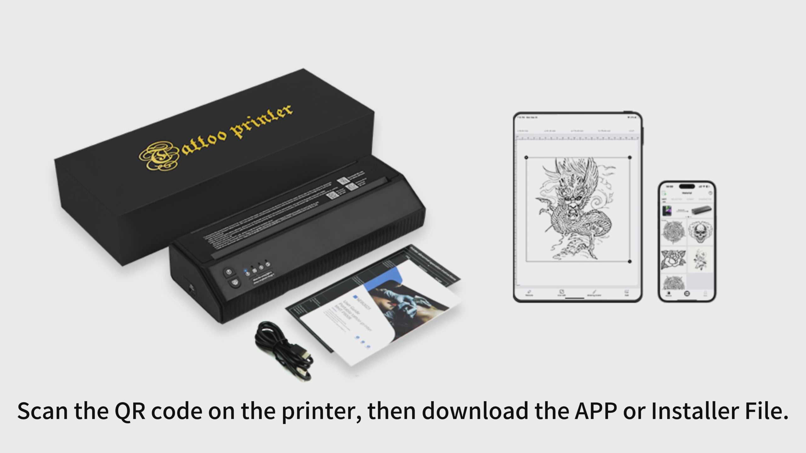 Stigma Bluetooth Tattoo Transfer Stencil Printer Thermal Copier Machin –  Hawink