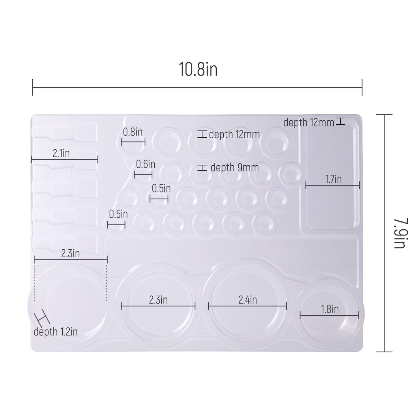 Tattoo Ink Tray for Colorful Tattoo 24 pcs/pack