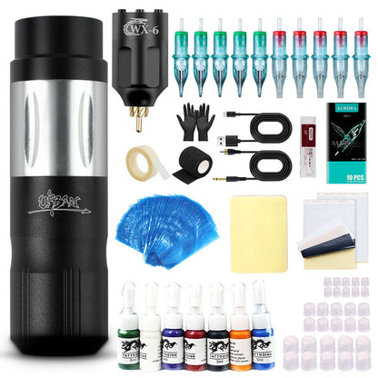 Tattoo Kit: Dragoart Urban Wireless Tattoo Machine Kit