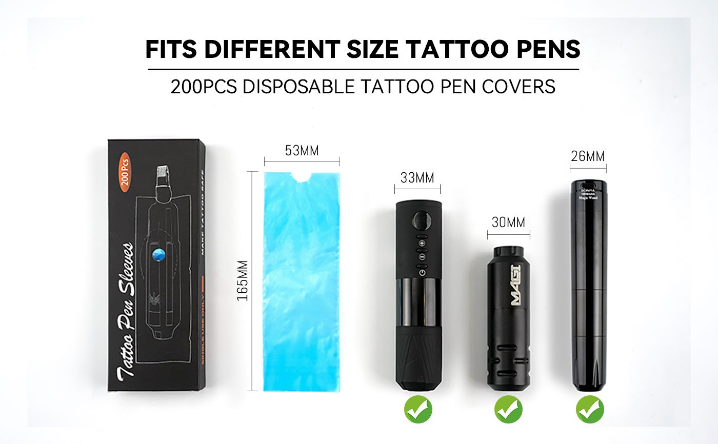 Dragoart Disposable Tattoo Machine Bag 200 Pcs Dragoart Tattoo